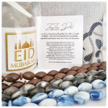 Load image into Gallery viewer, Zamzam, prayer mat &amp; tasbih gift set

