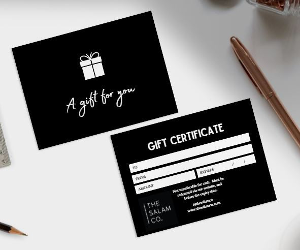 E - Gift Card